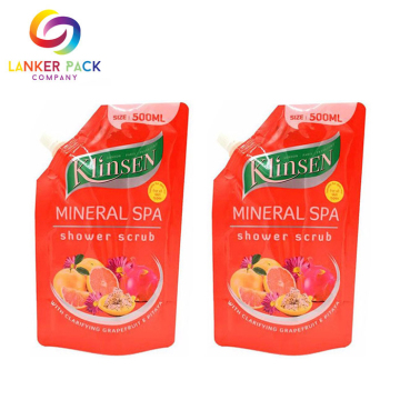 Custom Airproof Spouted Laundry Detergent Packaging