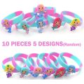 Bracelets de bracelet en silicone de sirène pour les enfants adultes