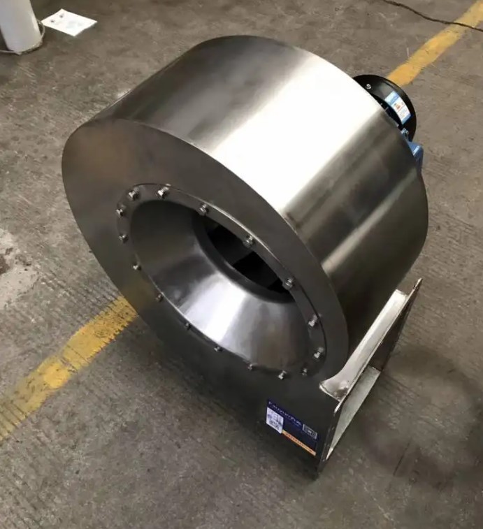 Chlorine treatment titanium centrifuge fan