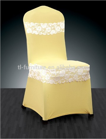 Universal Satin/Lycra/Spandex/Polyester Self Tie Cheap Wedding Chair Covers