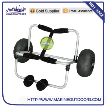 Multifunction folding aluminum kayak cart