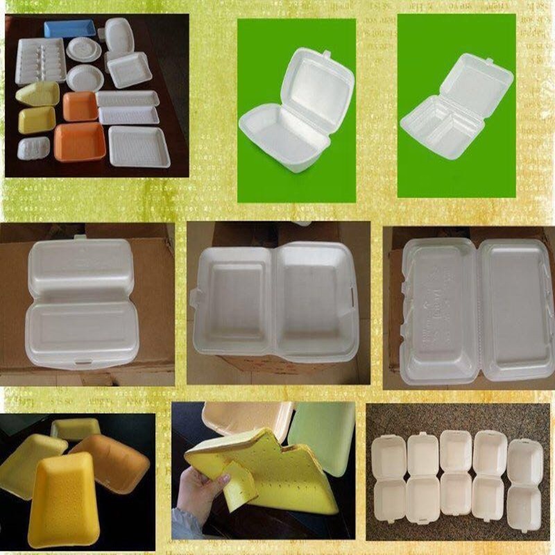 Foam polystyrene pizza plate / tray  / box vacuum forming machine