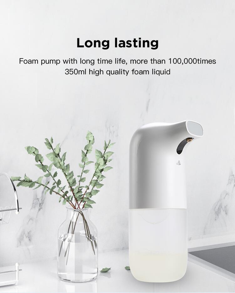 More Convenient Plastic Touchless Foam Automatic Soap Dispenser for Bathroom Kitchen