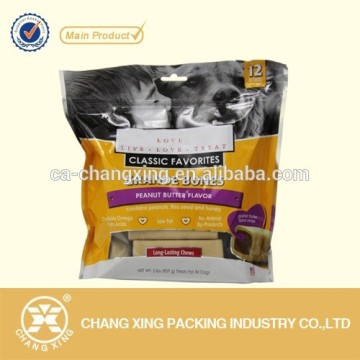 sealable plastic dog food bags/dog food packaging bags doypack