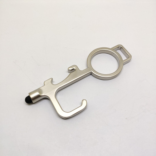 Custom Keychain Supplies New Metal Door Opener Keychain No Touch Manufactory