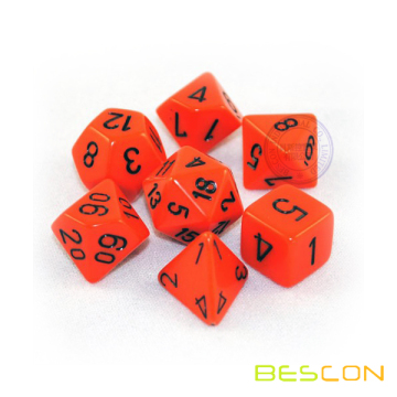 Small Polyhedral 7pcs RPG Dice Set 12MM