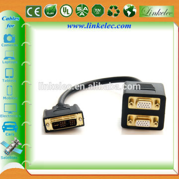 y adapter audio cable DVI VGA short cable