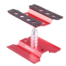 Mayatech 360 Degree Rotating CNC Aluminum Alloy Car Repair Station - Adjustable Height Work Stand for 1/10 On-road Vehicles