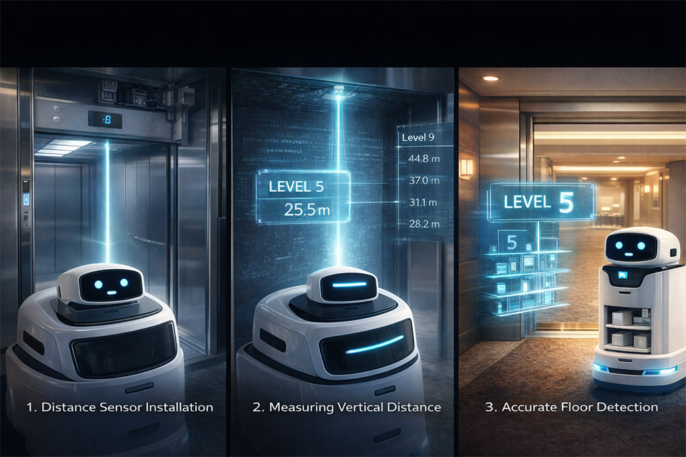 détection d'étage d'ascenseur sans API elevator floor detection without API
