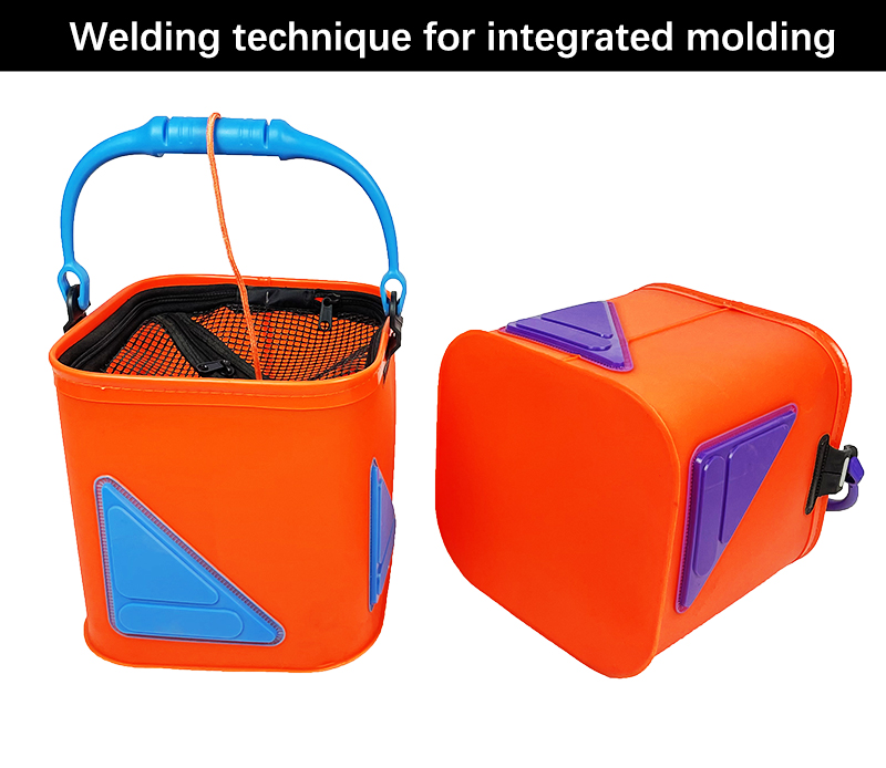 EVA Fishing Gear Portable EVA Collapsible Live Fish Box Tackle Storage Bag Filter Net Fishing Bucket