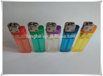 Fenghe wholesale disposable flint lighter big lighter FH-209 transparent