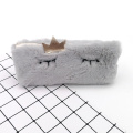 Professional custom Sleep kingdom style cute cartoon plush pencil case school & office stationary