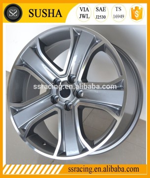 20" and 22" gun metal machined replica wheels for Rang Rover Sport