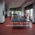 Piso de la cancha de tenis de mesa