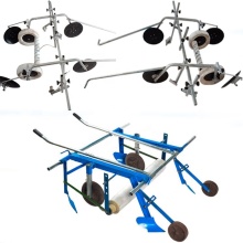 Quick Manual Tool for Laying Mulch: Efficient Plastic Layering Solution for Agriculture and Gardening