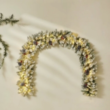 Light - Decorated Christmas Vines