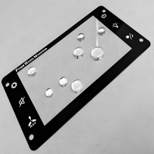 Hood Control System Control Board Cover Glass