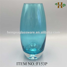 bulk wholesale mouth blown colored glass vase