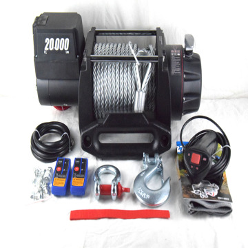 12v 20000lbs auto truck winch