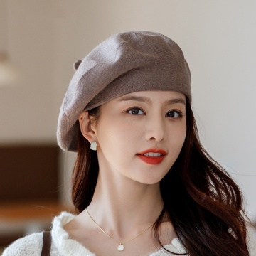 Wool Blend Vintage French Beret Hat for Artists and Painters