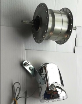 Dynamo-Powered Bicycle Lamp and Hub - High Quality