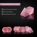 Cat's Eye Gemstone DND Dice Set, 7PCS Handmade Stone Dice Set for Dungeons and Dragons Tabletop Role Playing Game