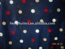 100% polyester Allover Spots polar Fleece Fabric