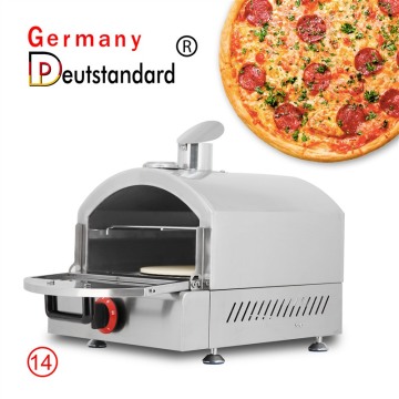 Gas mini pizza oven with stainless steel