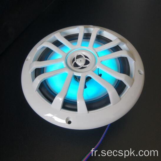 Haut-parleur coaxial LED 6,5 pouces multicolore