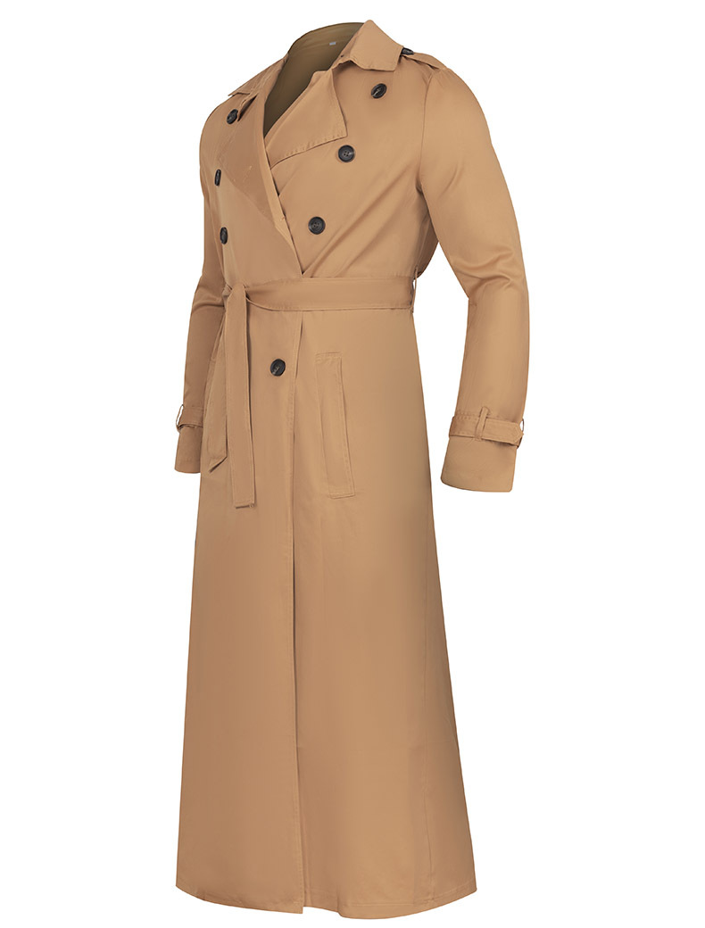 Plus Size Blank Men S Trench Coat