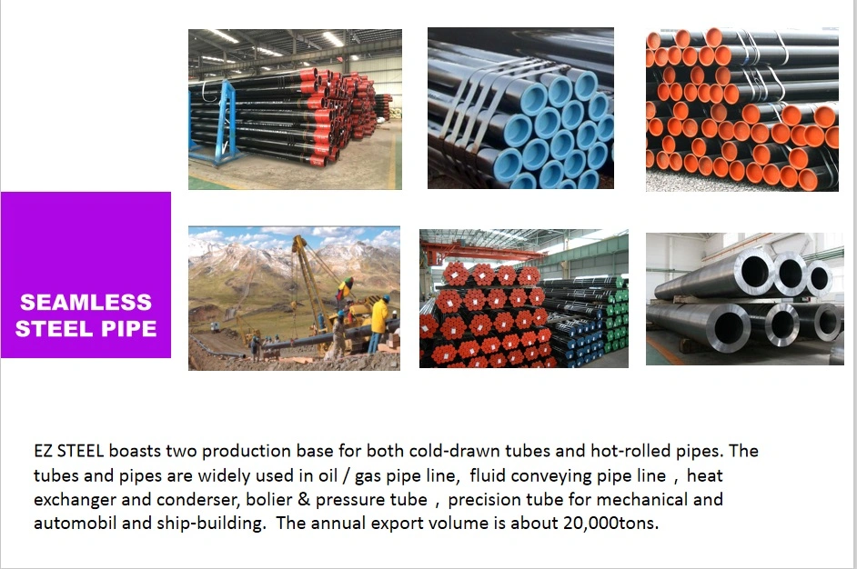 A106 A53 Seamless Carbon Steel Pipe and Tube