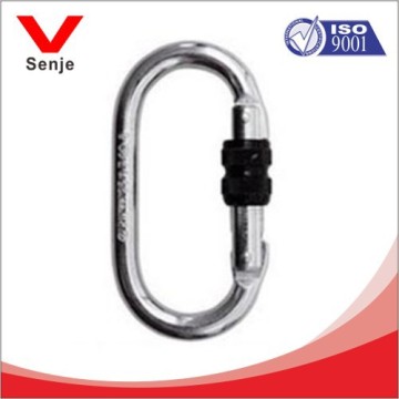 Screw safety karabiner