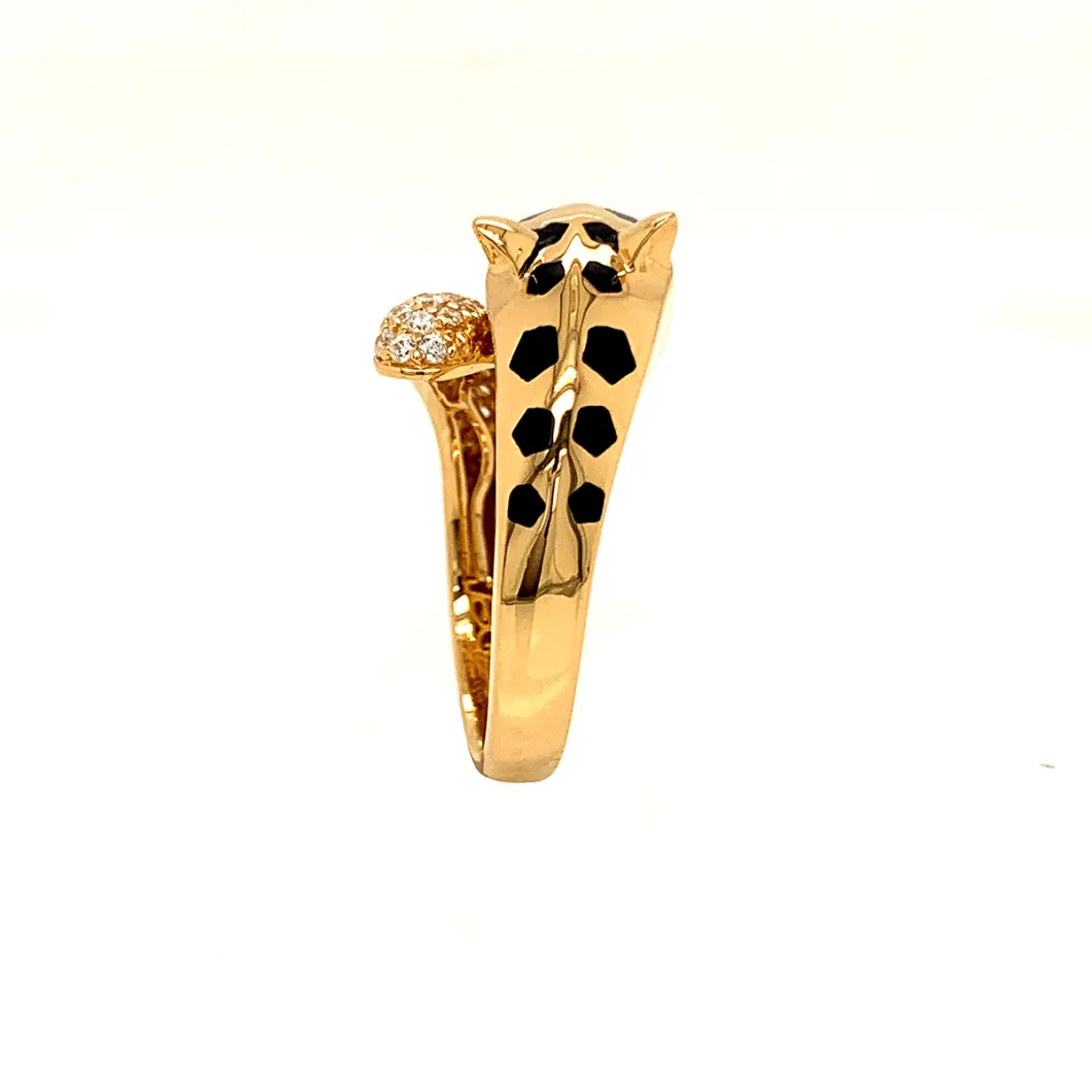 18K 10K 14K Gold Fashion Jewelry Animal Ring