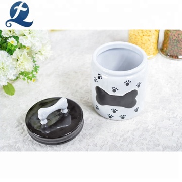 Pet Food Storage Ceramic Jars With Lids