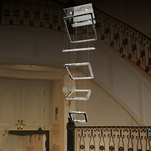 Light fixtures Luxury K9 Crystal chain chandelier lighting