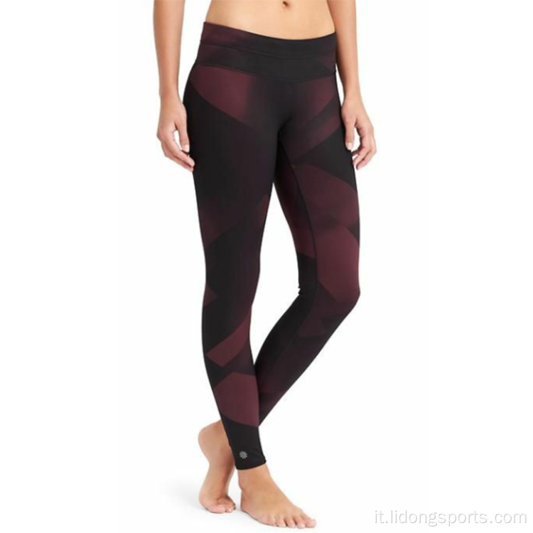 Leggings per le donne in palestra ad alta vita per le donne