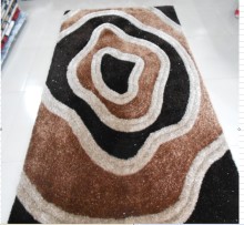 Modern Design Shaggy Polyester Hand-Tufted Carpet (Hill)