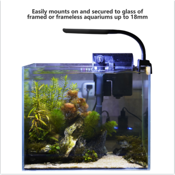 Small Clip-on LED Aquarium Clamp Light RGBW