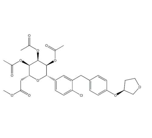 Peracetyl Empagliflozin Numer CAS 915095-99-7