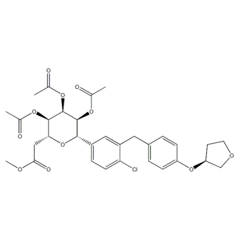 Peracetyl Empagliflozin Número CAS 915095-99-7