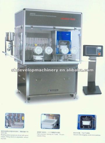 PFS10 Pre-filled Syringe Filling and Plugging Machine with isolator