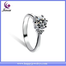 New products wedding ring design AAA zircon gold engagement ring prices( YWR2014798)