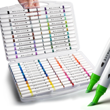 M&G Dual Soft Tip Acrylic Marker Pen Set