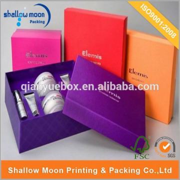 Custom design paperboard beautify cosmetic box printing