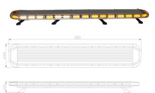 2m LED Warning Prolonged Lightbar (8900-Xl)
