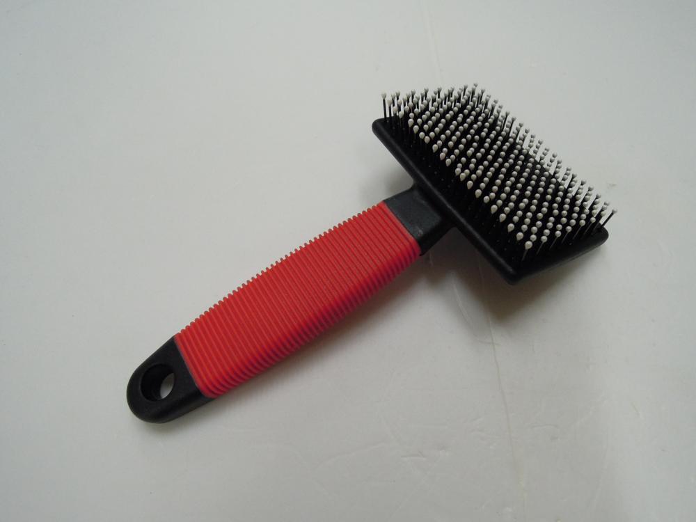 Rubbergreep T-vorm Kunststof Cat Slicker Brush