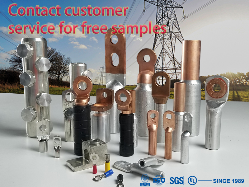 High Quality Cable Terminal Lug Electrical Connector Copper Aluminum Bimetal Cable Lugs