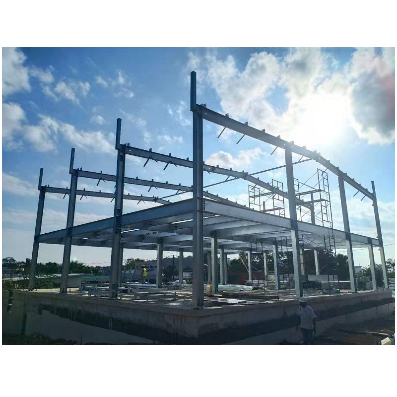 Customized Metal Building Construction Low Cost Prefab Steel Structure