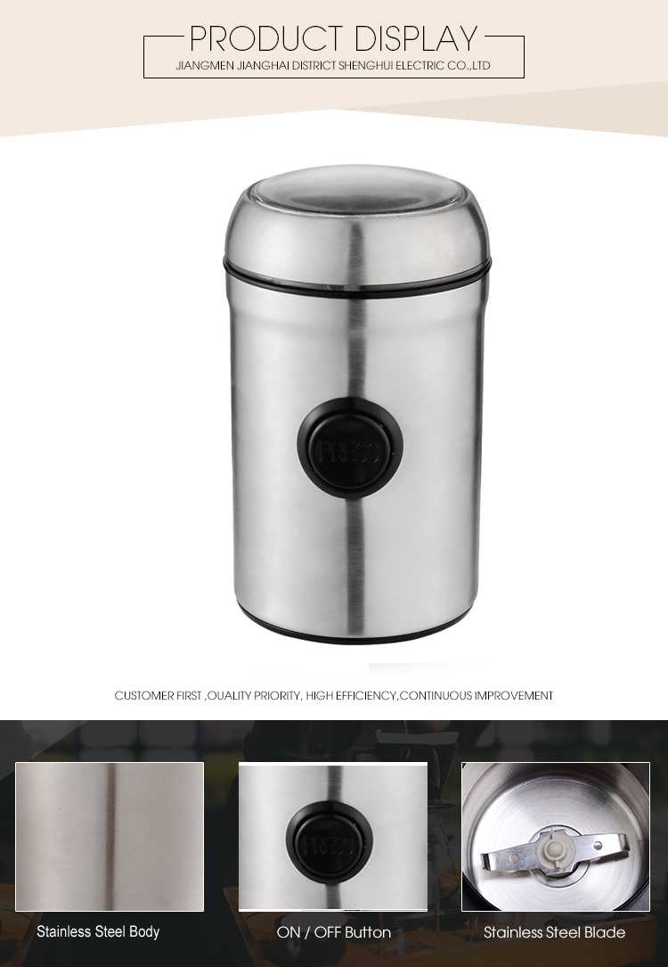 Stainless Steel Household Mini Coffee Bean Grinder