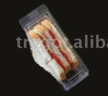 sandwich container, clamshell, sandwich tray